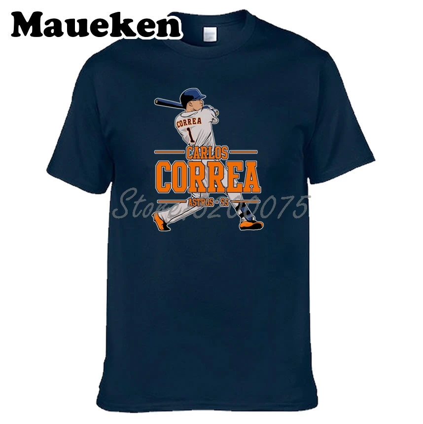 

Men Houston 1 Carlos Correa T-shirt Tees Short Sleeve T SHIRT Men's Fashion W1209002