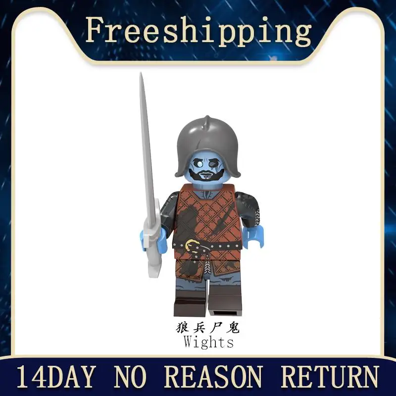 

strategy Game of Thrones 8 Wights Ice And Fire Movie Action Figures Bricks Building Blocks figures Toys For Children Gifts XP175