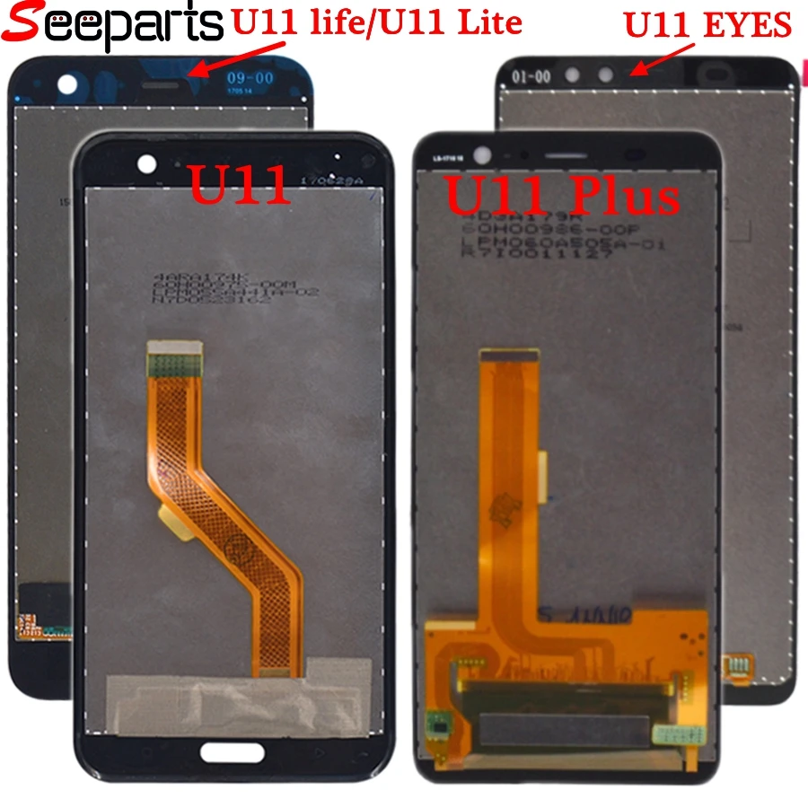 100% Протестировано для HTC U11 LCD дисплей замены Life Plus EYES LCD|Экраны мобильных