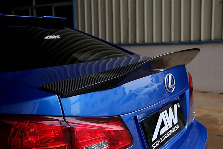 Задний багажник из углеродного волокна, утиный спойлер, заднее лобовое стекло, крыло для Lexus IS IS250 IS300 IS350 2007-2013, автомобильный стиль