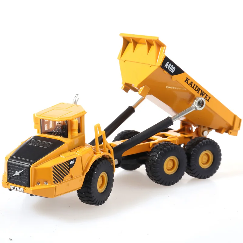 1:87 Construction Vehicles Model Engineering Car Dump Truck Toy Model Gift 
