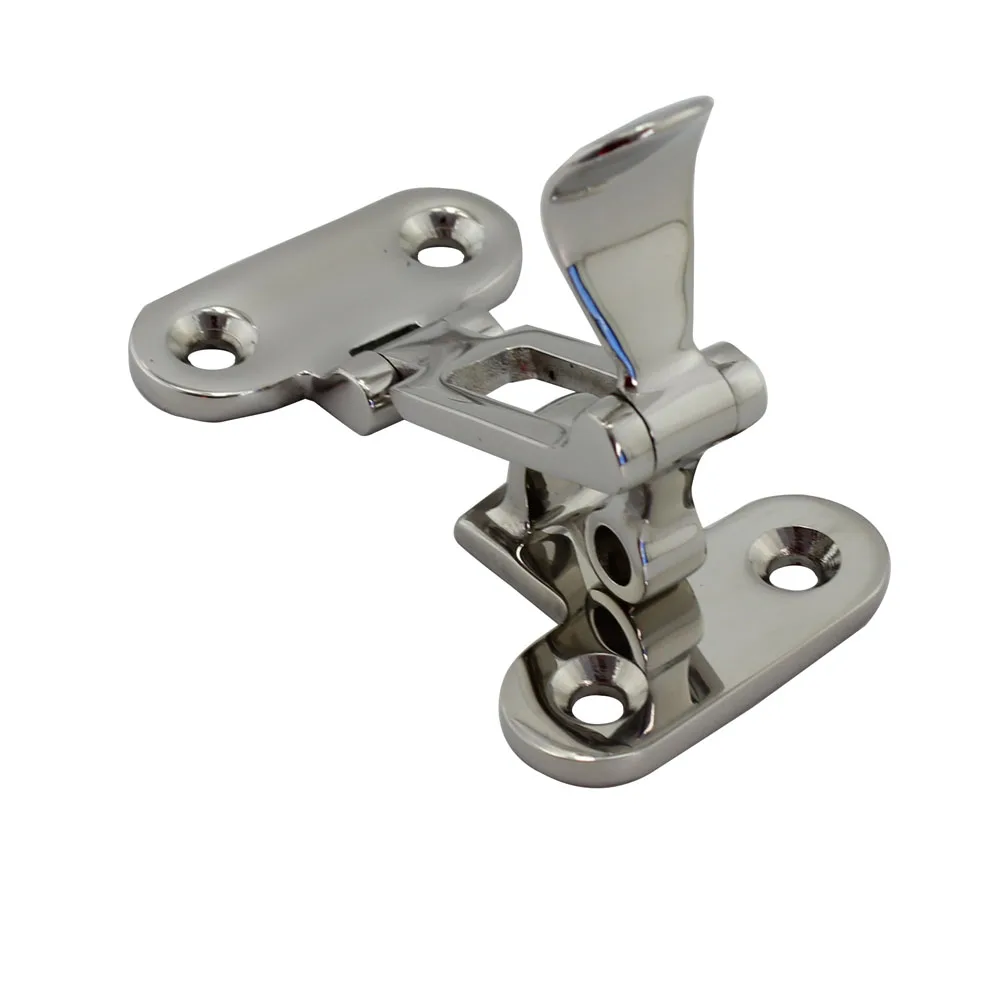 Boat 316 Stainless Steel Lockable Hasp//Hold Down//Hatch Clamp Anti-Rattle Latch