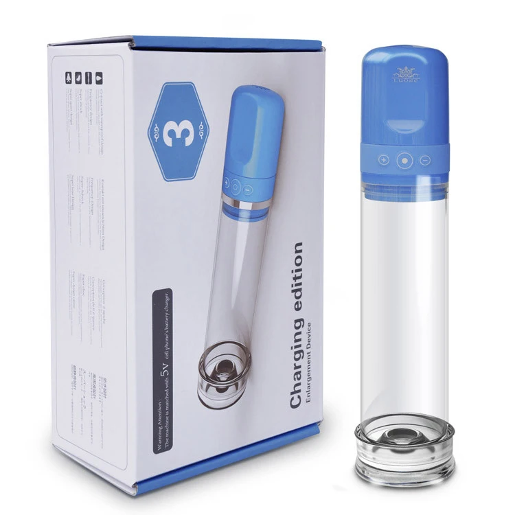  Bomba de pene eléctrica LCD pantalla pene Enlarger macho realzador carga USB bomba automática de va