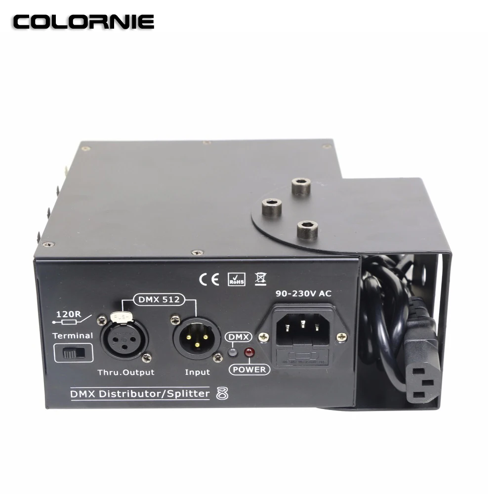 AC100 240V 8CH DMX сплиттер 8ch Репитер сигнала Светодиодный сценический светильник с