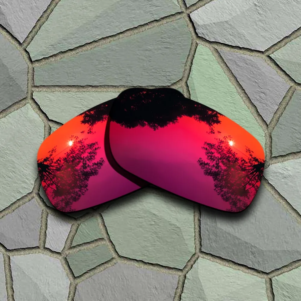 

Violet Red Sunglasses Polarized Replacement Lenses for Oakley Crankshaft