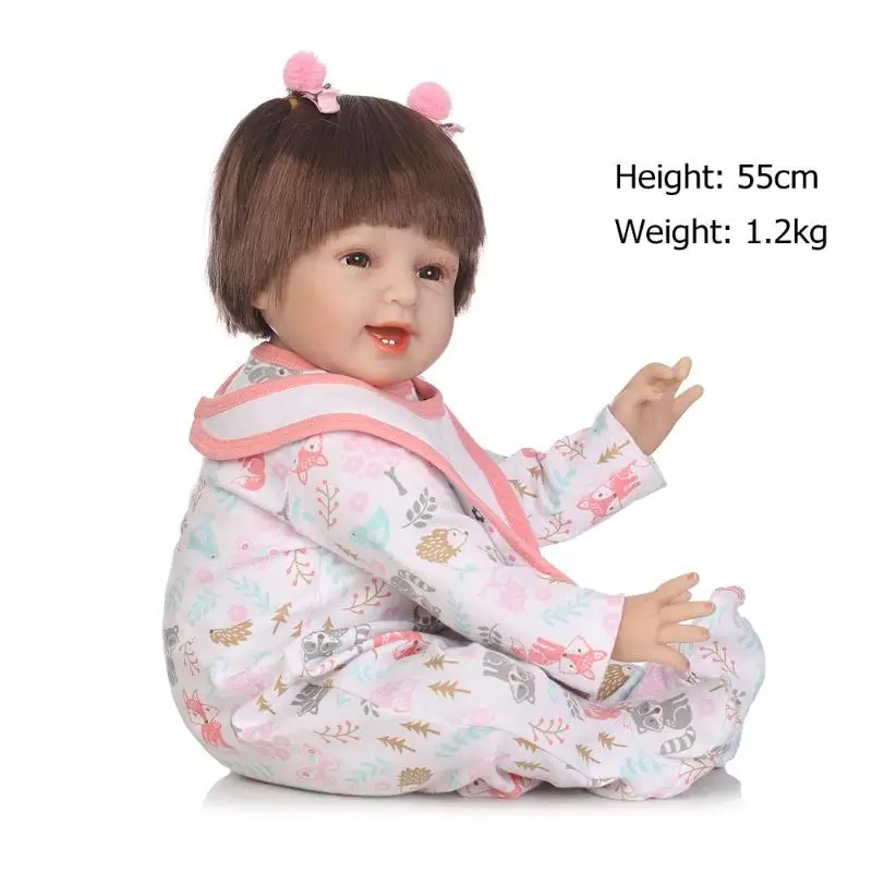NPK 3D принцесса девочка кукла прекрасный мягкий силиконовый Реалистичная кукла Реалистичного Reborn ткани куклы дети Playmate игрушки подарок на