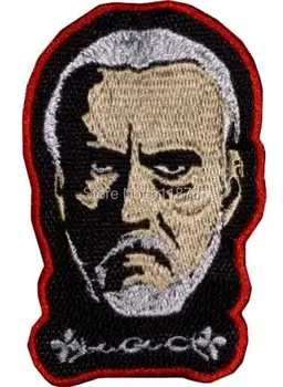

Count Dooku Face Star Wars Sith Lord Jedi Darth Vader Yoda TV Movie Applique Uniform Costume Embroidered iron on patch