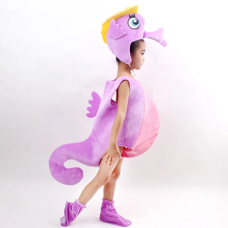 Child Kid Starfish Hippocampus SeaHorse Costume Halloween Party Cosplay Marine Animal Costume Clothes For Boy or Girl Child Kid Starfish Hippocampus SeaHorse Costume Halloween Party Cosplay Marine Animal Costume Clothes For Boy or Girl
