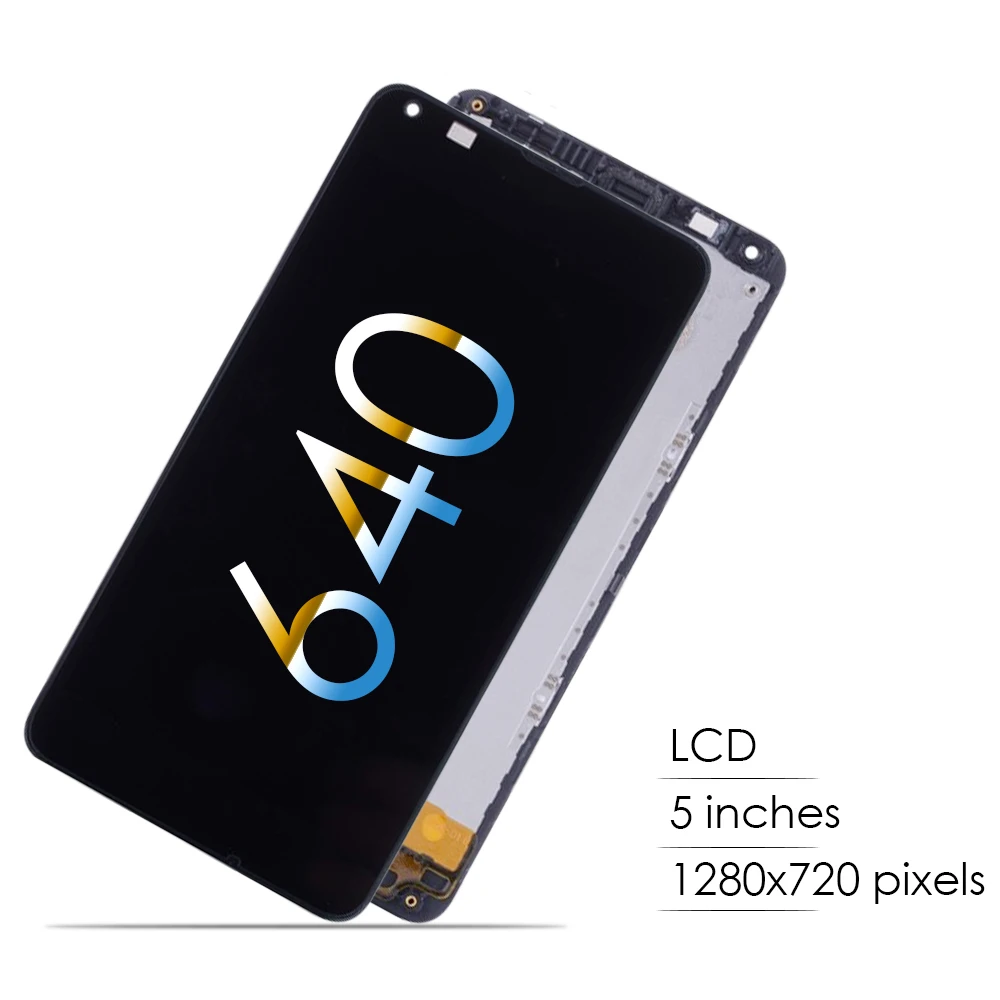 Sinbeda 5 0 &quotIPS ЖК дисплей для NOKIA Microsoft Lumia 640 сенсорный экран рамка Замена Nokia LTE
