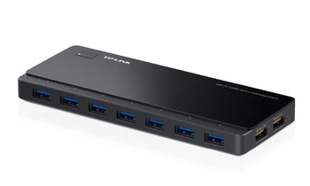 

TP-LINK UH720, USB 3.2 Gen 1 (3.1 Gen 1) Micro-B, USB 3.2 Gen 1 (3.1 Gen 1) Type-A, 5000 Mbit/s, Black, 1 m, USB