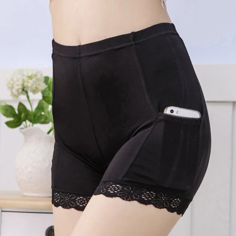 

Safety Shorts Pants Women Pantiesant With Pocket Lace Seamless Soft And Comfortable Boxer Safety Pant For