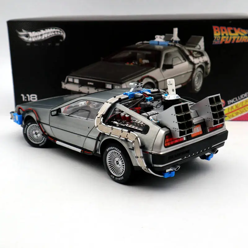 1/18 для горячей W элиты Назад в будущее время машина Ultimate Edition BCJ97 модели литья под