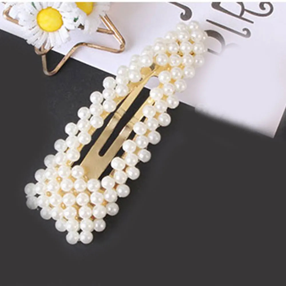 

Fashion Pearl Hair Clip for Women Elegant Chinese Korean Design Barrette Stick Hairpin Hair Styling Accessories Beads Hair Clip
