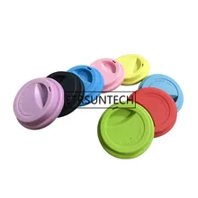 50 шт./лот кружки Крышка для керамической чашки кофейная кружка, FDA крышки чашек кофе для стакана воды, силиконовые многоразовая чашка крышки, силиконовая прочная крышка