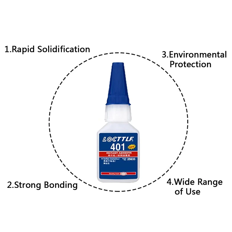 

Hot Useful 401 Rapid Fix Instant Fast Adhesive Bottle Stronger Super Glue Multi-Purpose Jewelry Stone Quick Dry Universal Glue