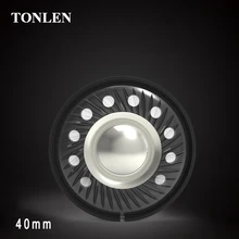 TONLON Bass Headphone Speaker Accessories 40mm Headset Titanium Film Diaphragm Low Frequency Headphone Speaker Unit 2pcs 10pcs