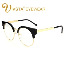 IVSTA Cat женские очки круглые очки мужские Оптические очки в оправе по рецепту линзы для близоруких очки для чтения Hafl Rim