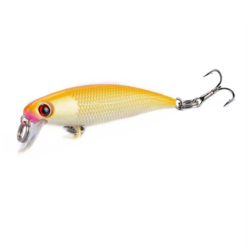 1 шт. 6 см 4 2 г жесткие приманки для рыбалки Воблеры Crankbait 3D глаза искусственные peche