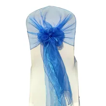 Marious Большая скидка! 100 шт. органзы капот пояса для Председатель органза Председатель капюшон Обёрточная бумага для свадьбы