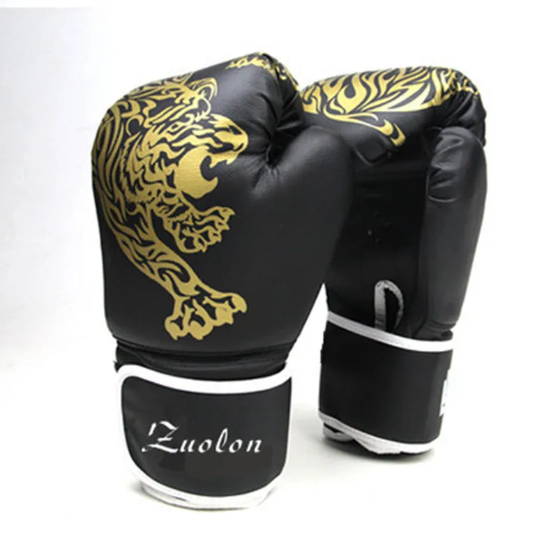 Kick Boxing Gloves Men Women Training PU Leather MMA Muay Thai Training Punching Bag Guantes De ...