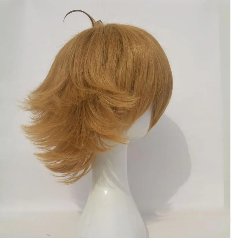 Anime Voltron:Legendary Defender Pidge Cosplay Wig Short Light Brown Heat Resistant Synthetic Hair Wigs+ Wig Cap