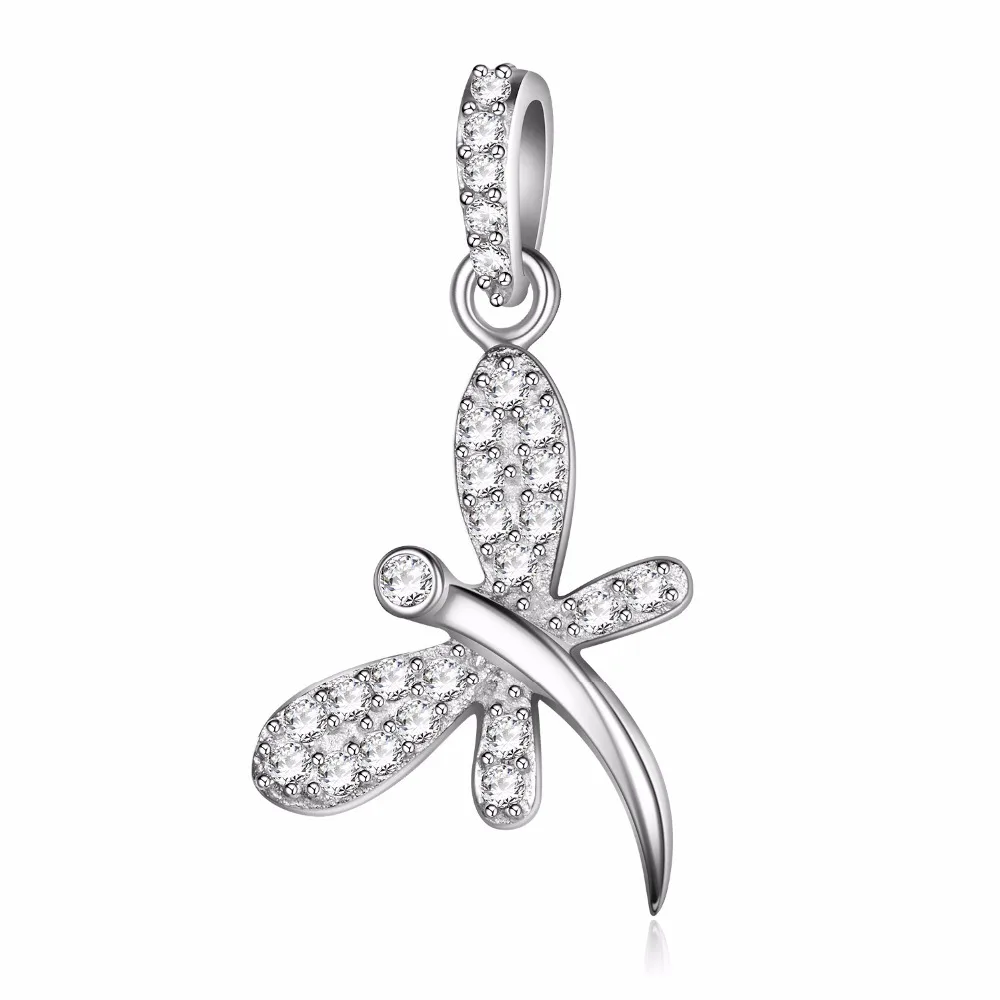 GND0417 925 Sterling Silver Pendant Beauty Charming Micro Pave CZ