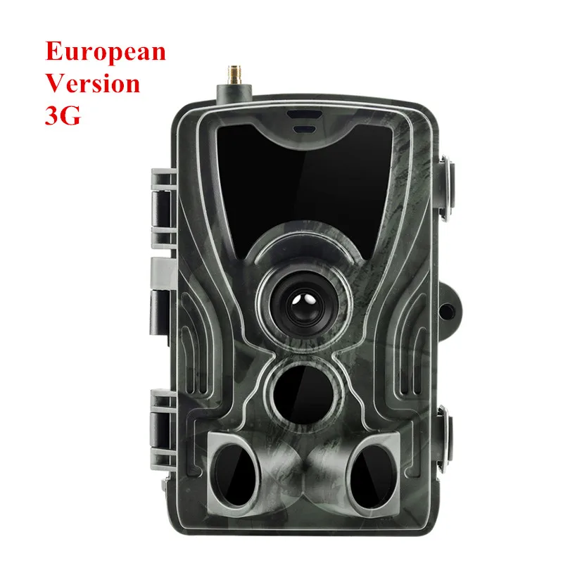 HC-801LTE 4G камера для охоты с ночным видением 16MP HD 1080P камера для наблюдения за дикой природой с датчиками PIR Водонепроницаемая IP65 - Цвет: 3G European Version