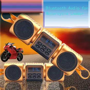 

12V Black Motorcycle MP3 Music Player Bluetooth Stereo Speakers FM Radio With LED Display Waterproof