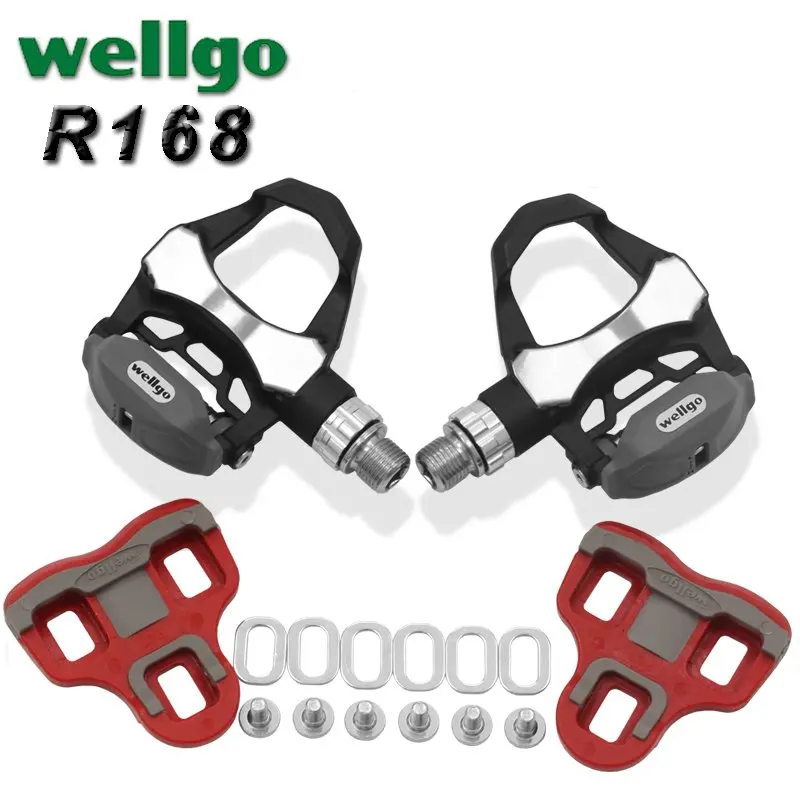 Wellgo Road Bike Look KEO совместимые закрытые педали|Педаль велосипеда| |