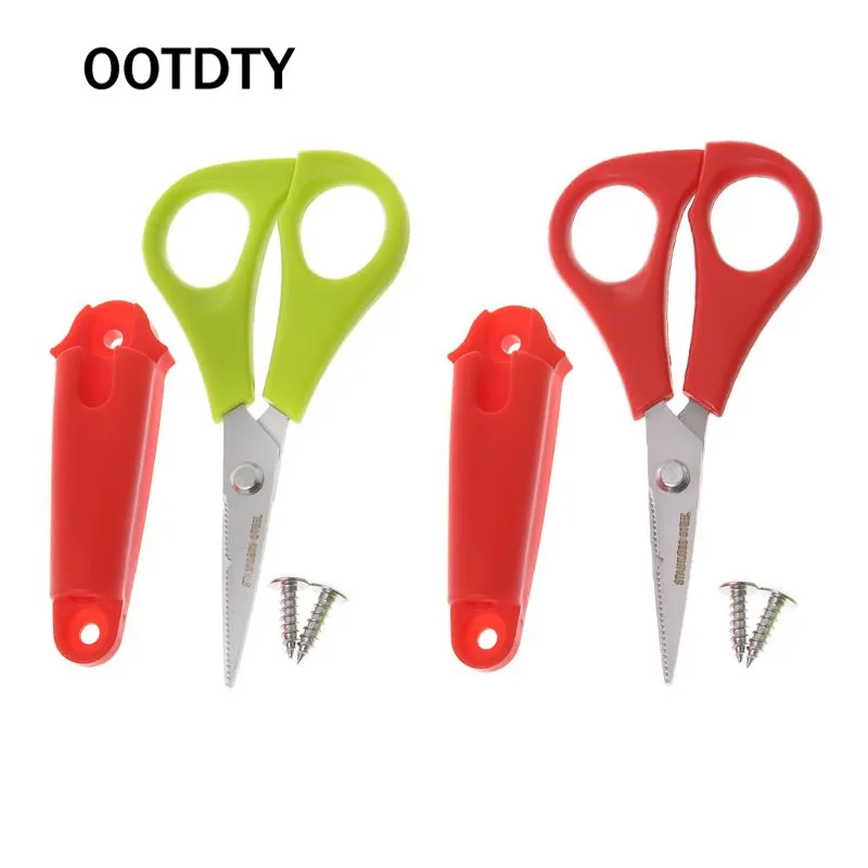 

Fishing Scissors Heavy Duty PE Line Braid Line Cutter Snip Clipper Storage Case Sheath Multifunction Portable Fishing Tools