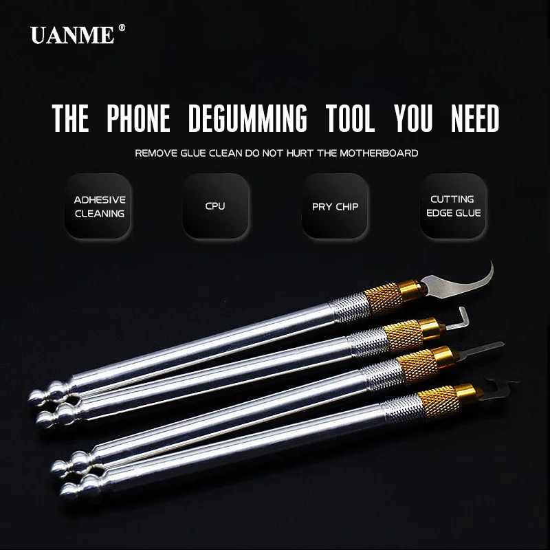 

UANME X1015 Tool Knife for Rework of Mobile Maintenance Chip Edge scraping glue Shovel black glue Degumming Cleaning knife