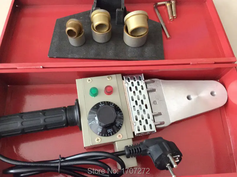 

Boutique Plumber tools plastic welder 20-32mm 220V 600W Temperature control ppr welding machine to weld plastic pipe