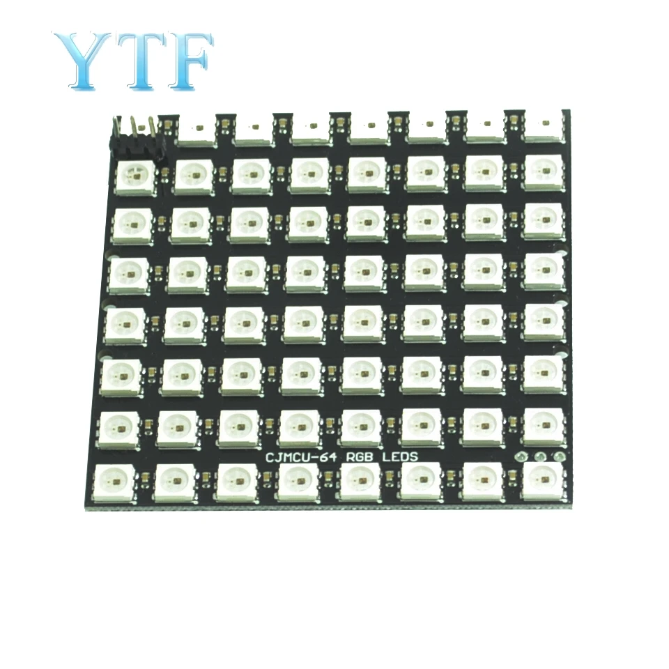 CJMCU 64 бит WS2812 5050 RGB светодиодный встраиваемые полноцветный светодиодный драйвер фонарь макетная плата