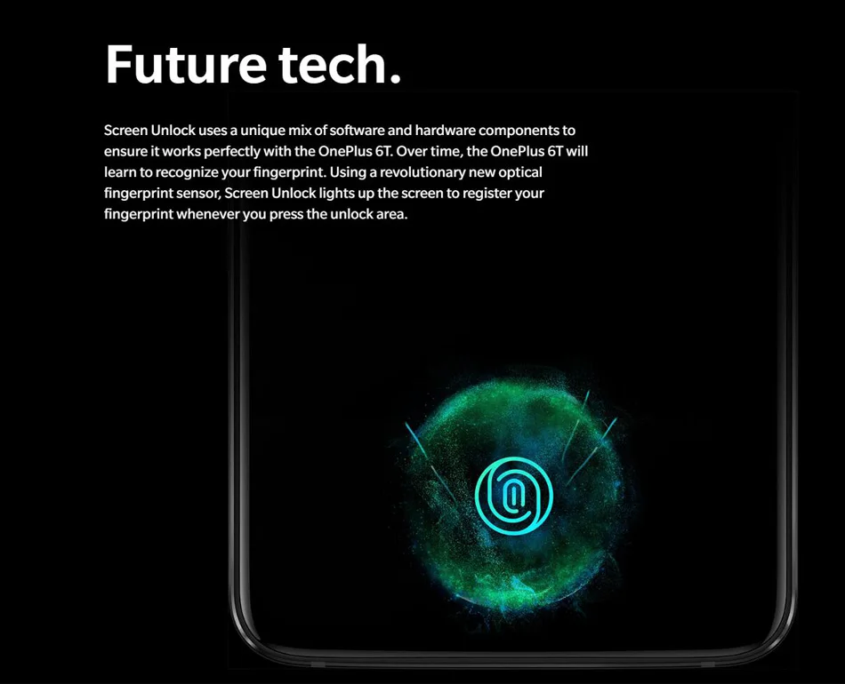 Global Version Oneplus 6T A6013 Mobile Phone 8GB RAM 128 Snapdragon 845 Octa Core 6.41" Dual Camera Screen Cellphone