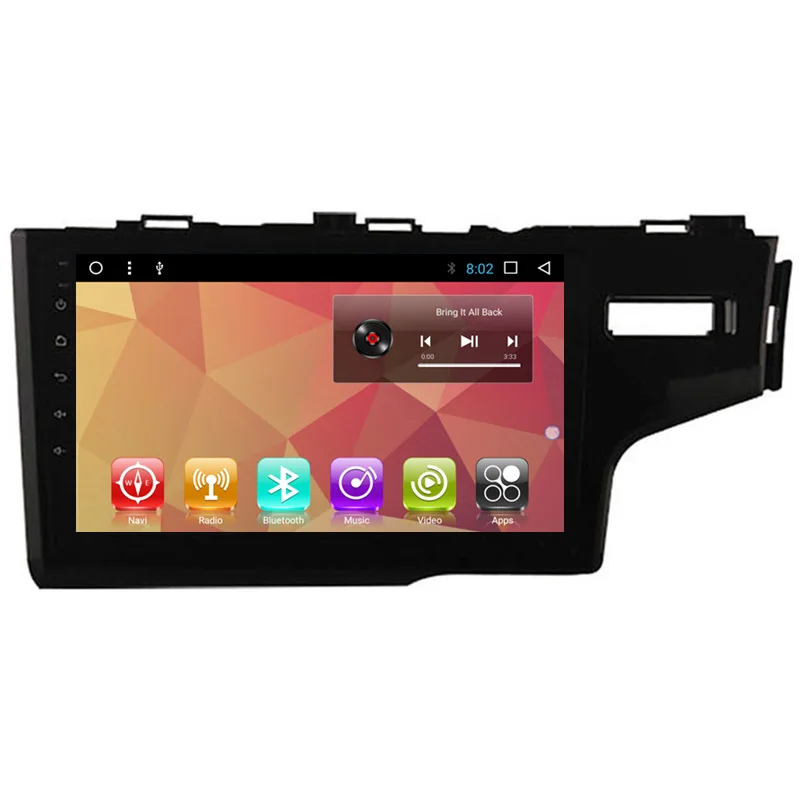 

9" Android Car Multimedia Stereo GPS Navigation DVD Radio Audio Sat Nav Head Unit for Honda Fit Jazz 2014 2015 2016 2017