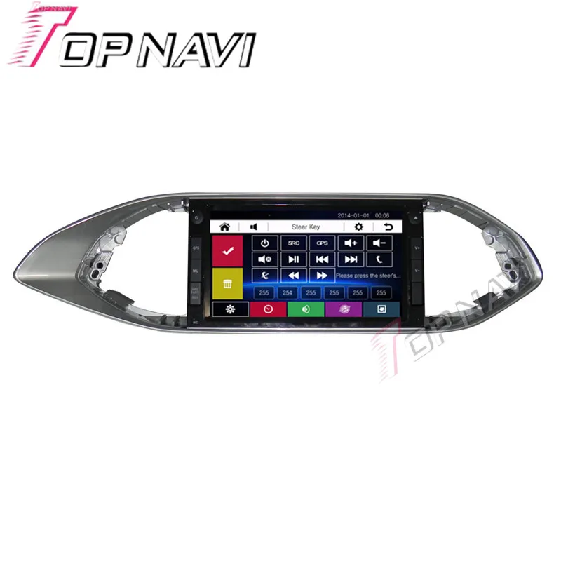 Topnavi " автомобильный DVD gps для peugeot 308 S автомобильный радио мультимедиа аудио стерео в тире, Wince система