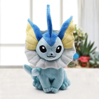 

2019 Cartoon Anime Vaporeon Eevee Peluche Toy 24cm Sitting Eevee Soft Stuffed Doll Classic Baby Plush Toys Christmas Gifts