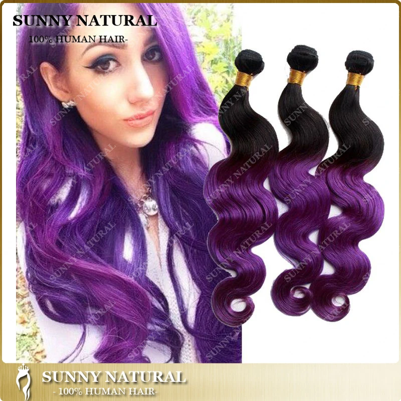 7a Best Selling 1b Purple Malaysian Virgin Hair Natural
