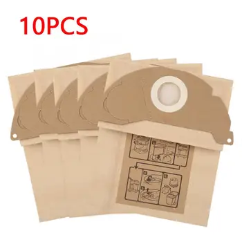 

10Pcs/Set Vacuum Cleaner Paper Garbage Dust Bags for KARCHER WD2250 A2004 A2054 MV2 Vacuum Cleaner Machine Accessory