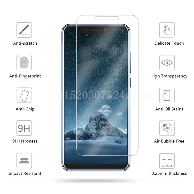 

Tempered Glass For ZTE Axon 9 Pro Protective Film 2.5D 9H Screen Protector For ZTE Axon 9 Pro Clear Glass