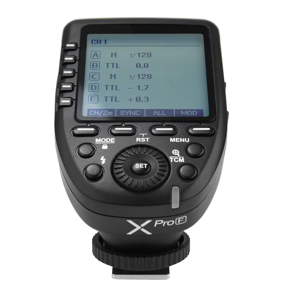 Pre-Sale New Arrival Godox TTL II 2.4G Wireless X system High-speed with Big LCD Screen Transmitter Xpro-F For Fuji (32)