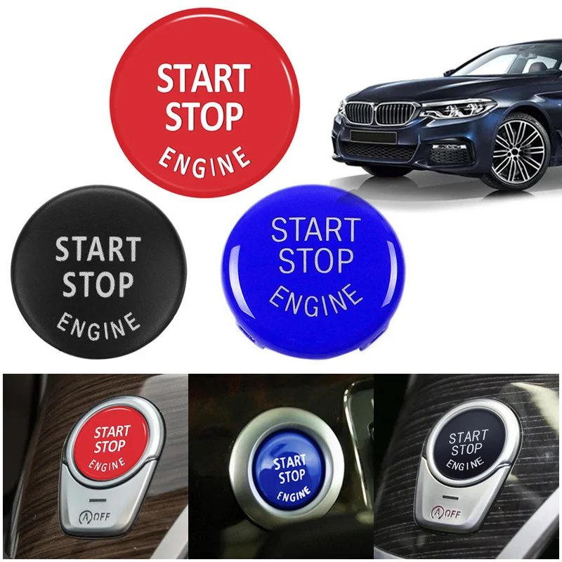 

Car Engine START Button Replace Cover STOP Switch Accessories Key Interior for BMW X1 E70 X6 E71 Z4 E89 3 5 Series E90 E91 E60
