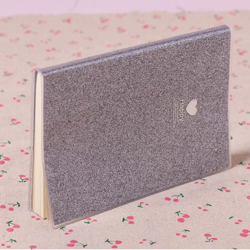 Creative PVC Notebook Paper Diary School Shiny Cool Kawaii Notebook Paper Agenda Schedule Planner Sketchbook Gift for kids