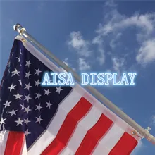 flagpole 6 feet two piece white rotating wall flag pole spinning wall mounted flagpole free shipping