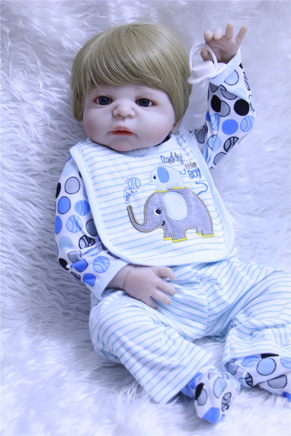 22 Inches Boy Baby Reborn 55cm Realistic Bebe Reborn Doll Baby Handmade Lifelike Full Body Silicone Baby Doll Toy Baby Doll Toy Doll Toysreborn 55cm Aliexpress