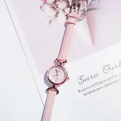 2019 Элитный бренд женские часы модные Повседневный Кожаный ремешок кварцевые часы, простой стиль женские Relogio Feminino