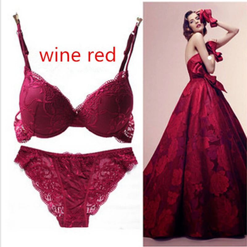 

Top quailty 2019 the women's deep V sexy half-transparent lace bra, brassiere, set of underwear set