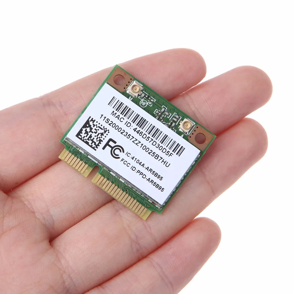 AR9285 AR5B95 Беспроводная 802.11b/g/n Половина мини PCI-Express WiFi карта для ноутбука lenovo беспроводная карта