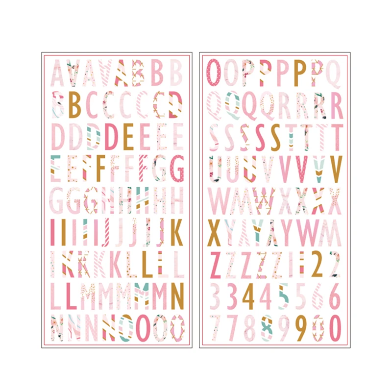 

Lovedoki Handmade Alphabet Stickers Bullet Journal Stickers Planner Accessories Scrapbooking Notebook Decorative Cute Stationery
