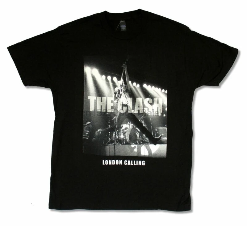 

CLASH LIGHTS BLACK T-SHIRT NEW ADULT BAND MUSIC LONDON CALLING